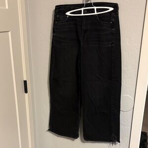 American Eagle Outfitters Black Wide Leg Pants